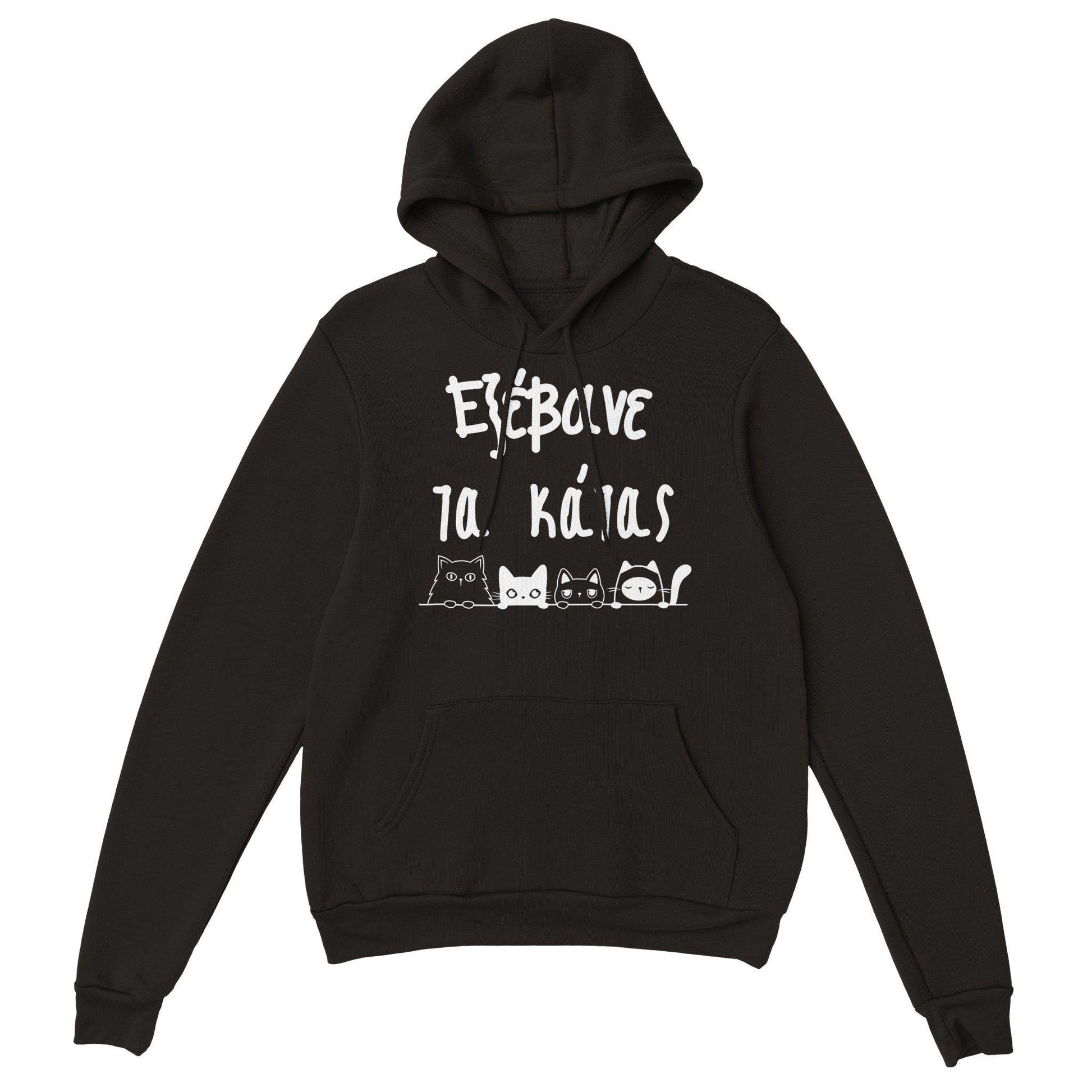 εξέβανε τα κάτας hoodie - Pontiopoulo.gr