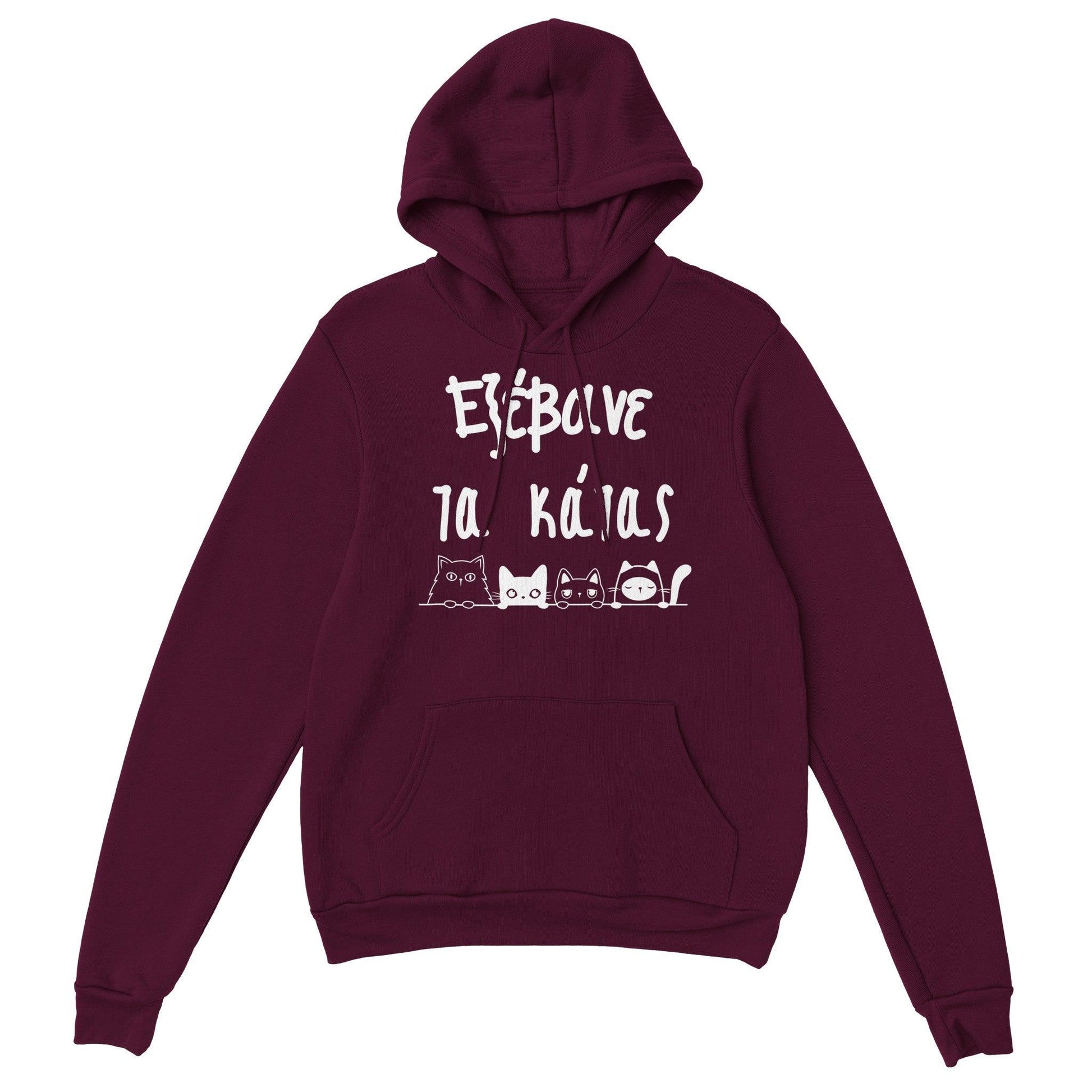 εξέβανε τα κάτας hoodie - Pontiopoulo.gr