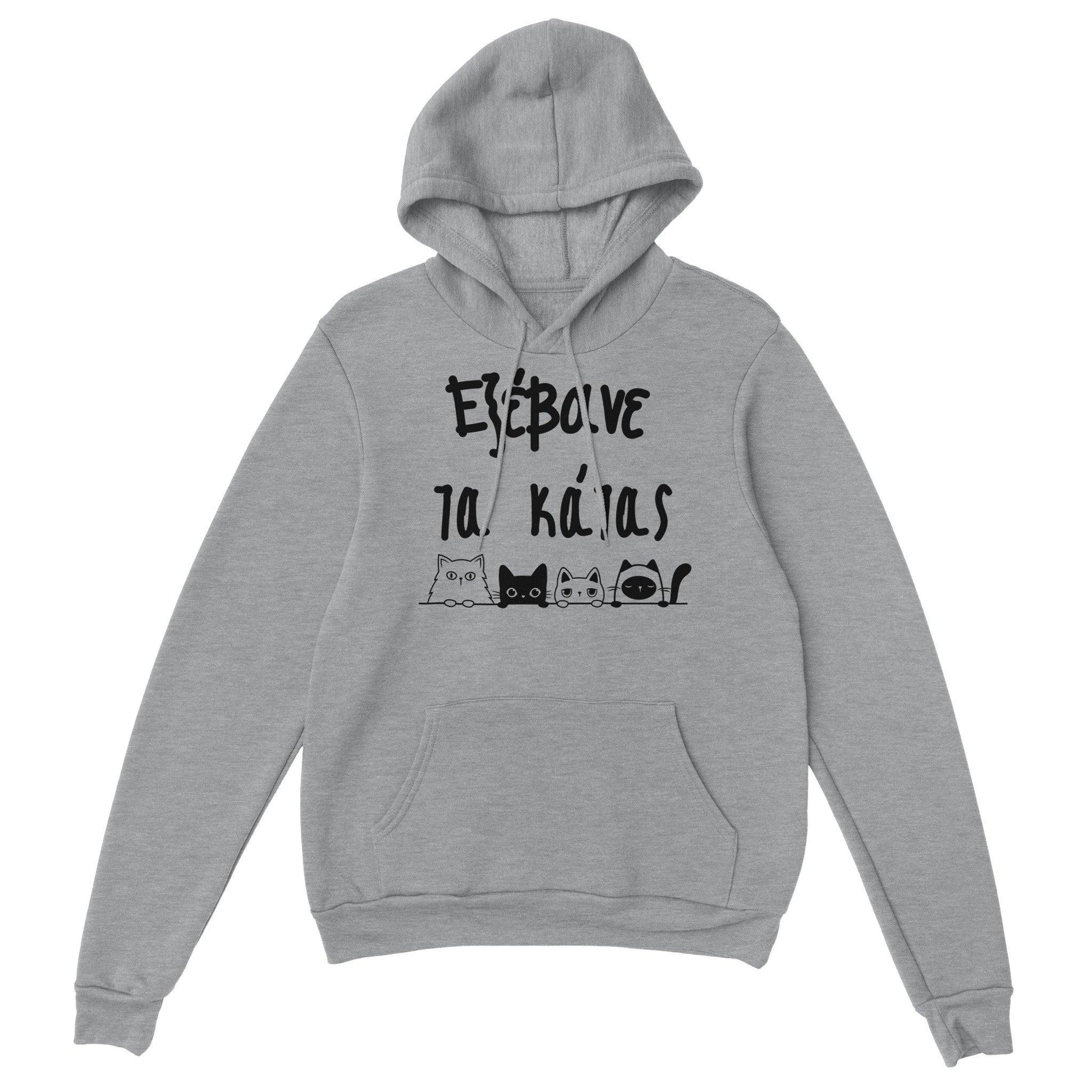 εξέβανε τα κάτας hoodie - Pontiopoulo.gr