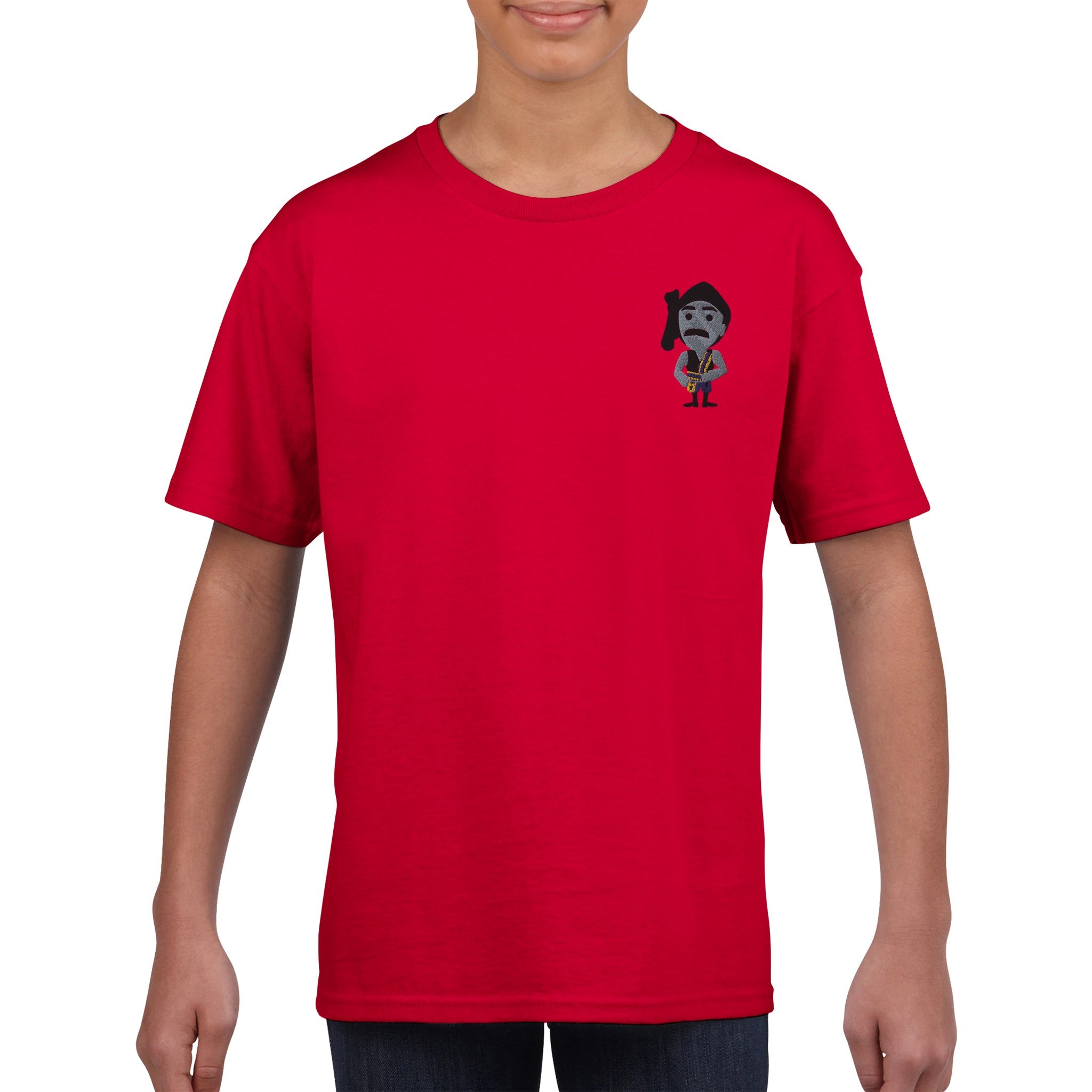 Ποντιόπουλο ραφτό παιδικό t-shirt – κόκκινο