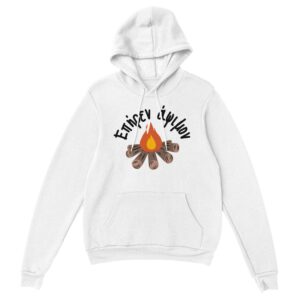 Επήρεν άψιμον hoodie – άσπρο