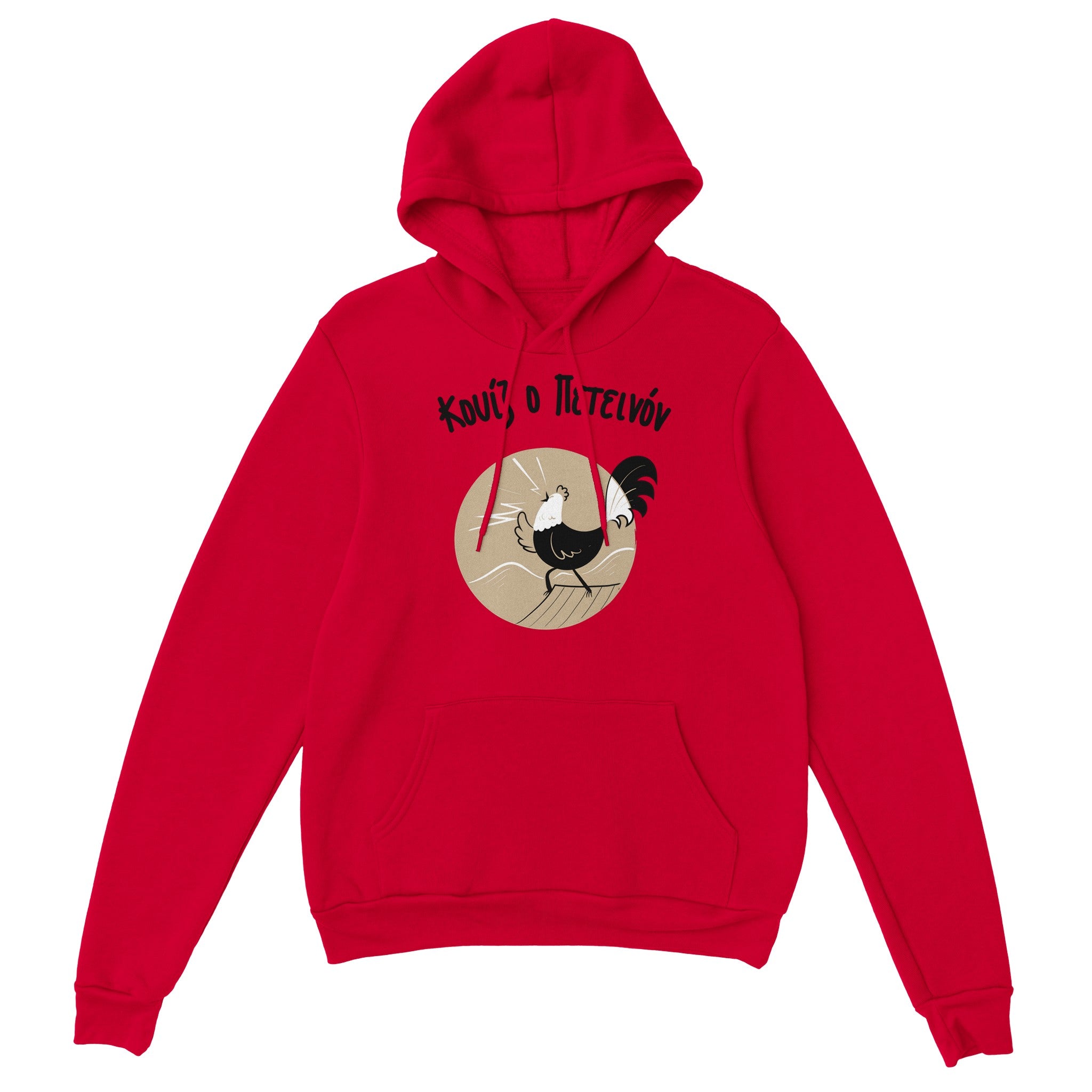 Κουίζ ο Πετεινόν hoodie – κόκκινο