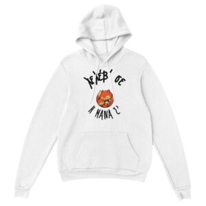Λελέβ' σε η μάνα σ' hoodie – άσπρο